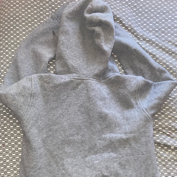 Gray Hoodie with Pink and Black Fox Logo - Picture 2 of 3